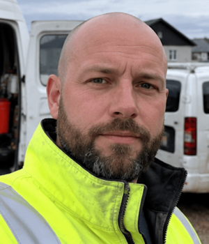 Portrait de Daniel Hayes, client Zervaz au Royaume-Uni.